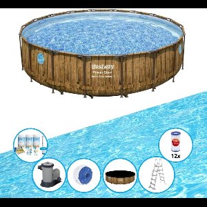 Bestway Zwembad Power Steel Swim Vista - Zwembad Bundel - 549x122 cm
