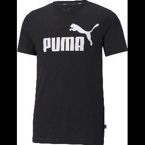 PUMA ESS Logo Tee B Jongens T-shirt - Zwart - Maat 176