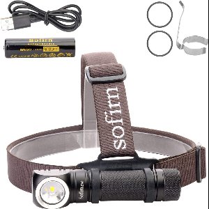 Sofirn SP40 Led koplamp 1200 Lumen CREE XPL LED-koplamp met 18650-batterij voor buiten verkennen van de jacht