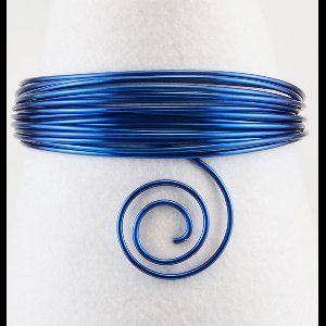 Vaessen Creative Aluminium Draad - 4mm - 10m - Royaal blauw