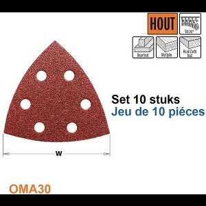 CMT - Schuurpapier met velcro systeem korrel 60 - Multitool machine accessoires - uncat2 - 10 Stuk(s)