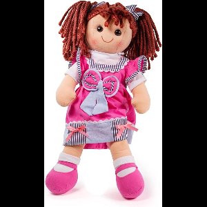 Emma poppenkussen 38 cm - zacht pluchen knuffel