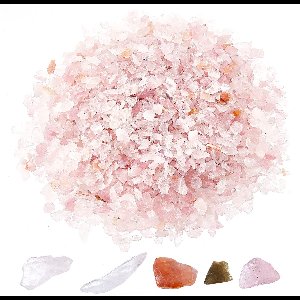 1 Doos 100g Natuurlijke Rozenkwarts Chip Kralen Geen Gat Kristal Kiezels Bulk Onregelmatige Vormige Quartz Rock Healing Crystal Natuurlijke Mini Stenen 2-8mm Genezing Indoor Decoratieve DIY