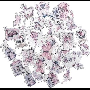 Roze Vlinderstickers (25 stuks) - Waterdicht en Duurzaam voor Meisjes | Decoratie voor Plakboek, Waterfles en Meer