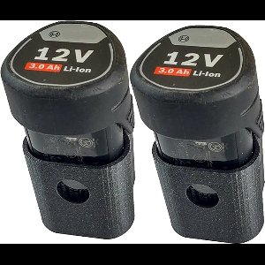ULROAD 2 stuks accuhouder 10,8 V batterij 12 V muurhouder werkplaats wandhouder geschikt voor Bosch GBA GSR Dremel