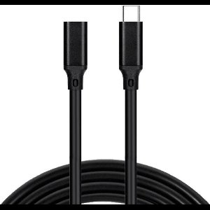 Techvavo® USB C Verlengkabel - USB C Kabel - USB C naar USB C Kabel - USB 3.1 Type-C Verlengkabel - 0.5 meter