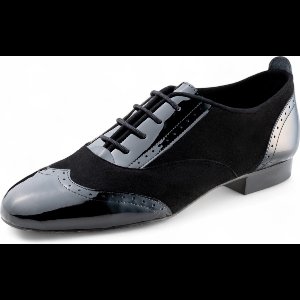 Werner Kern Taylor LS Dansschoenen Dames voor Latin, Salsa, Swing, Rock 'n Roll dansen - Platte dansschoenen - Lederen Zool - Werner Kern - Zwart - 42