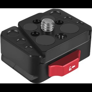 Quick Release Mount Plaat - Quick Release voor Insta360 One X4 X3 X2 X R GO Ace - Gopro Hero 13 12- V-Lock Mount - 1/4" Anti-shake Klem - V Poort voor GoPro - Insta360 - DSLR - Smartphone