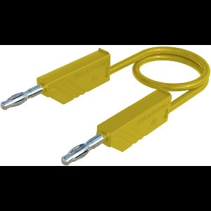 SKS Hirschmann CO MLN 50/1 Meetsnoer Banaanstekker 4 mm Banaanstekker 4 mm 0.50 m Geel 1 stuk(s)