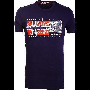 Geographical Norway Expedition Shirt Blauw Jozep - L