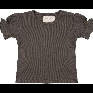 Little Indians Shirt Ruffle Meisjes Katoen Legergroen Mt 104