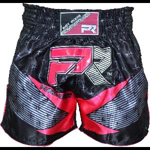 PunchR Evoke Dames Kickboks Broek Zwart Roze - XXL