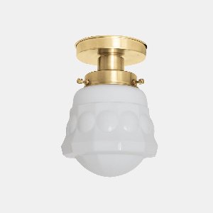 Plafonnière Weimar 20's Messing - Art Deco Trade