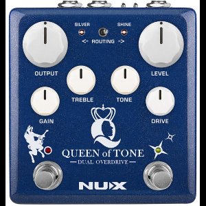 Nux Pedals Queen of Tone Dual-Overdrive - Distortion voor gitaren