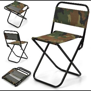 Meteor Verto - Vouwstoel - Inklapbaar Campingstoel - Comfortabel Opvouwbaar Stoel - Lichtgewicht