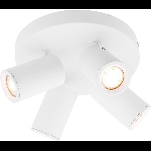 Ledvion - LED Plafondspot - Wit 4-lichts - GU10 - IP20
