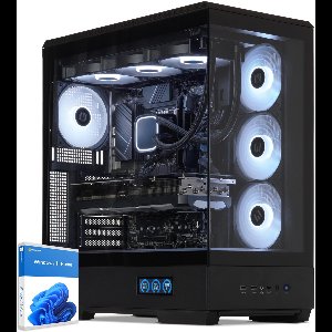 Sedatech Advanced Gaming PC Waterkoeling XL Vision • AMD Ryzen 7 9800X3D 8x 4.7GHz • Geforce RTX5060Ti 16Gb • 32Gb DDR5 • 2Tb SSD M.2 • WiFi • Bluetooth, USB C 4.0 • Windows 11 • Desktop computer