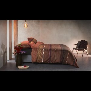 Kardol Runway Dekbedovertrek - Eenpersoons - 140x200/220 cm - Rood