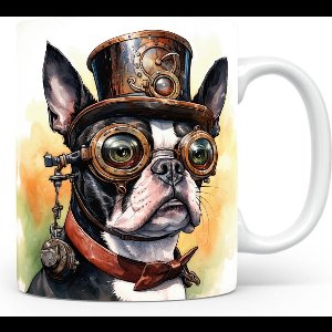 Mok met Boston Terrier