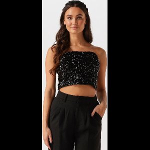 Notre-V Nv-elynn Tops & T-shirts Dames - Shirt - Zwart - Maat 42