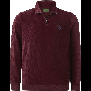 Charles Colby herren Sweatshirt - 56/58 - donkerrood