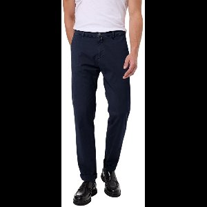 Pierre Cardin Heren Chino Broek bequem Blauw Volwassenen