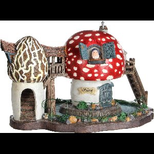 Luville Efteling Miniatuur Kabouterhuis - L29 x B19 x H18 cm