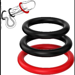 Cockring Siliconen 3 verschillende maten - Penisring - Sexspeeltjes voor mannen - Speeltjes voor koppels - Jespro