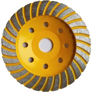 TOVBMUP Diamantslijpschijf - 125 x 22,2 mm - Slijpschijf - voor betonslijpen - voor oppervlaktevorming van beton, graniet, steen en metselwerktegels