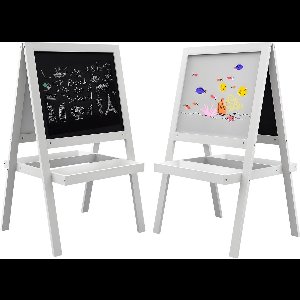 AIYAPLAY-Kinder ezel-54x48x88cm-MDF-Wit