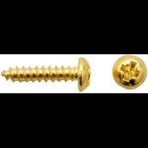 Göldo SR07G Tuner Mounting Screws 20-Pack (Gold) - Gitaaronderdeel
