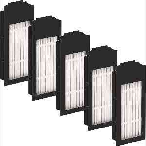 (5 Stuks) N20 Plus HEPA Filter Geschikt voor Robot Stofzuiger Ecovacs DEEBOT N20 Plus/ N20 Pro Plus/ X1 OMNI/ X1 PRO OMNI/ X1 Plus/ T10 OMNI/ T10 TURBO, Robot Stofzuiger Filter Kit