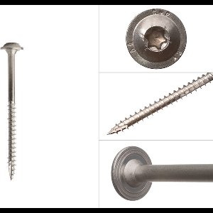 Wovar Tellerkopschroeven RVS A2 6.0 x 80 mm Torx | Doos 100 Stuks