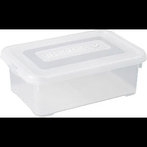 ALLIBERT Handige opbergbox - transparant deksel - 4 L