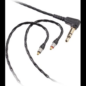 Westone Linum SuperBaX T2 – Vervangingskabel – Zuiver geluid – Laag microfooning – 0,75 Ω lage weerstand – Zwart