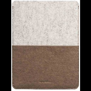 Oakywood iPad Sleeve Wolvilt - Stone Grey - Compatible met 10.9" & 11" modellen iPad, iPad Pro en iPad Air