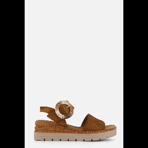 Gabor Sandalen cognac Suede - Dames - Maat 42