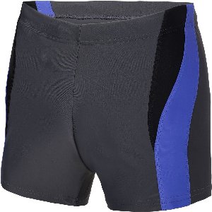 Ladeheid LA-LA40-255-SO Heren Zwembroek - Zwemshorts - sneldrogend - Koordsluiting - Polyester & Elastaan - Grafiet/Zwart/Blauw - L