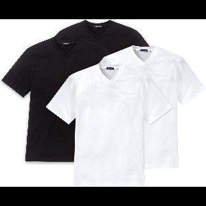 SCHIESSER T-shirt American T-Shirt Verpakking van 4