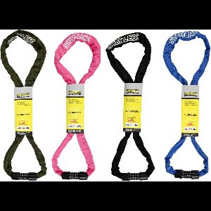 Stahlex Ø4mm / 100cm kettingslot schlechts 360g ketting met cijferslot Het eerste echte fietsslot voor uw kind zwart