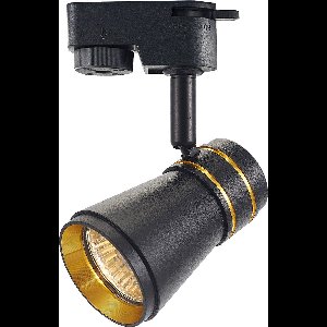 LED Railverlichting - Track Spot - Exotro Tron - GU10 Fitting - 1 Fase - Rond - Zwart/Goud - Aluminium