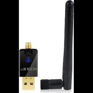 EDUP EP-DB1607 Dual-Band WiFi Adapter - 600 Mbps - USB 2.0 - 2.4GHz & 5GHz - Inclusief 2dBi Antenne