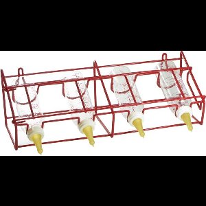 Excellent Lammerflesrek - Flessenrek - Inclusief 4 flessen - Inhoud 500 ml - Rood