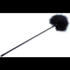 Feather Tickler 40 cm Black