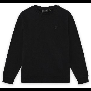 Lyle & Scott Heavy Weight Drop Shoulder Crew Neck Truien & Vesten Jongens - Sweater - Hoodie - Vest- Zwart - Maat 134/140