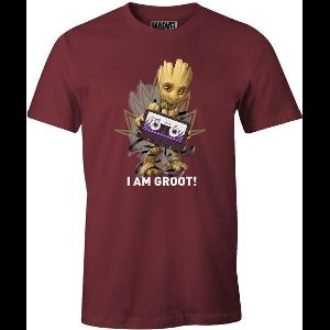 Marvel - Guardians of the Galaxy - Burgundy Men's T-shirt - I Am Groot - XL