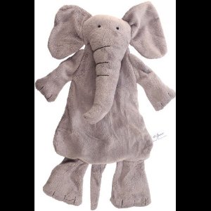 Difrax Babyknuffel - Olifant Elliot - Zachte platte knuffel