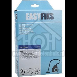 Easyfiks Stofzuigerzak S-BAG Micro Fleece 8 stuks Nw Stijl Oxygen Smartvac E201B 9002560598
