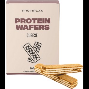 Protiplan - Protein Wafers Cheese Kaaswafeltjes - 10 stuks - 10 x 20 g - Koolhydraatarme wafel