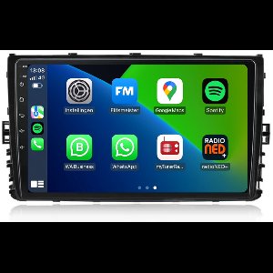 Carplay autoradio voor Volkswagen Passat | Tiguan | Sportsvan | 2017 t/m 2021 | Android 13 | Draadloos Apple Carplay & Android Auto | 2GB + 64GB | Davilon | 2025 model | 2017 2018 2019 2020 2021 | Bluetooth & Wifi
